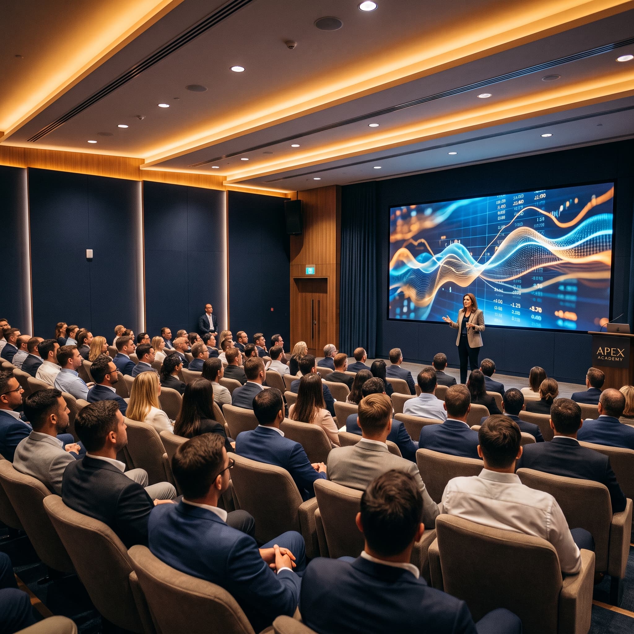 Apresentação em encontro da Oyster Academy