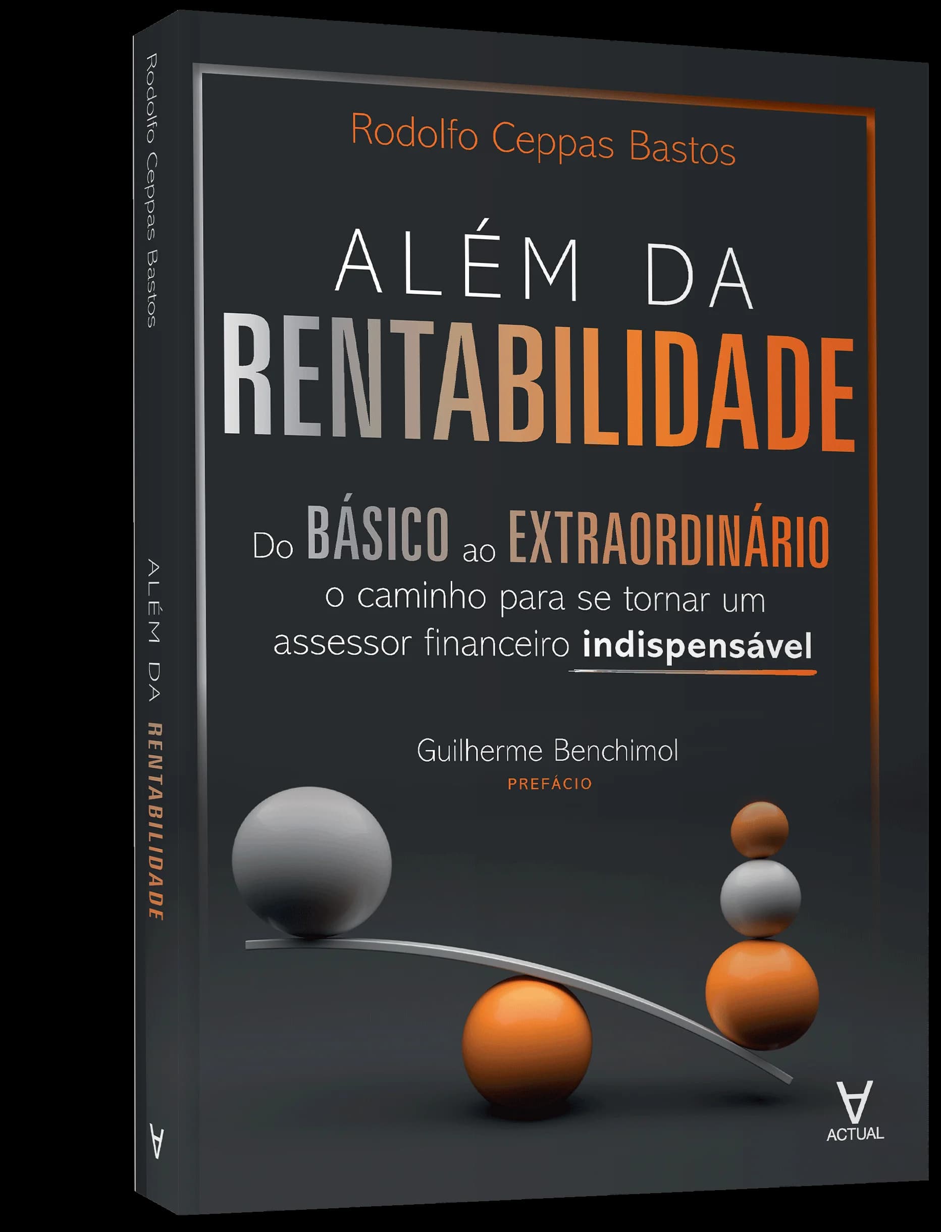 Capa do livro Além da Rentabilidade, de Rodolfo Ceppas Bastos